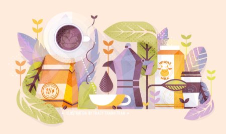 Натюрморт в иллюстраторе