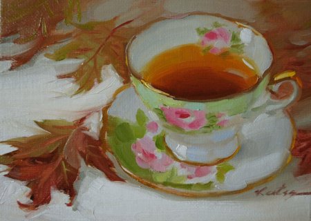 Елена кацура чай картины