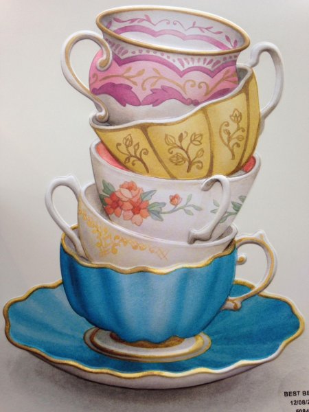 Декупаж чайные чашки