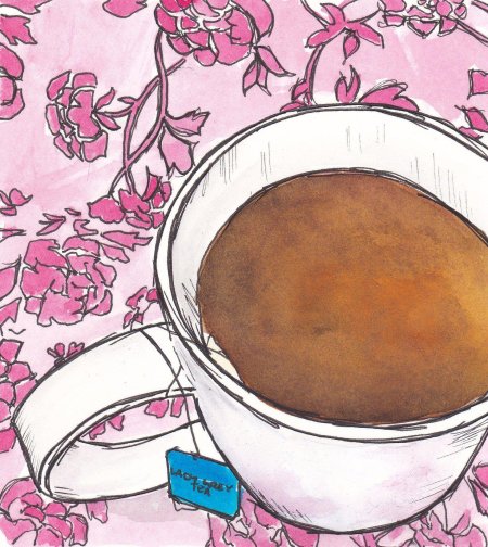 Чай рисунки