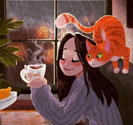 Уютные иллюстрации