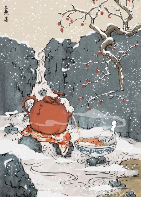 Китайская чайная церемония живопись