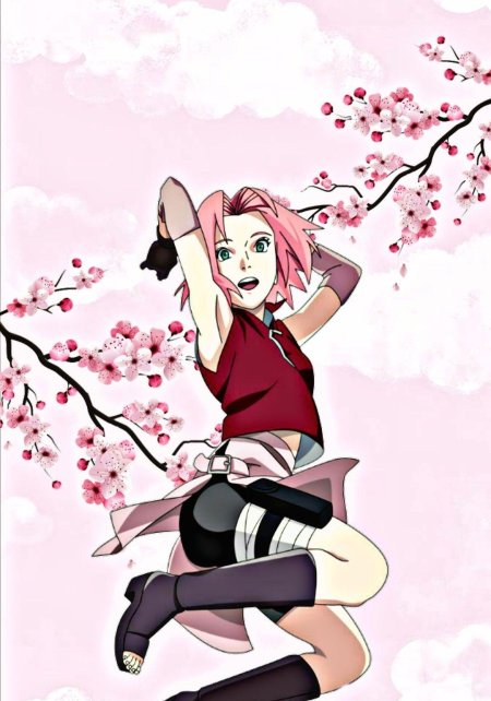 Сакура аниме наруто