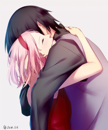 Сакура и саске любовь