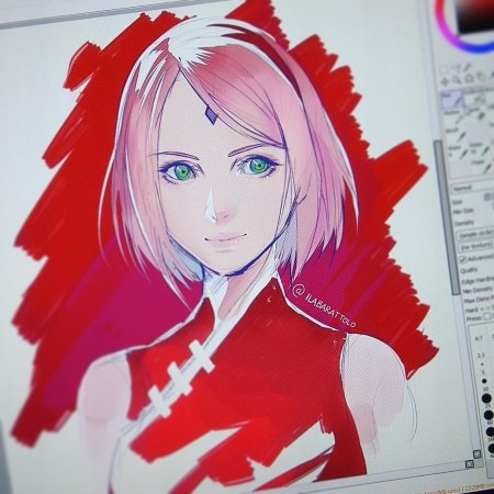 Сакура харуно скетч