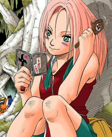 Цветная манга наруто