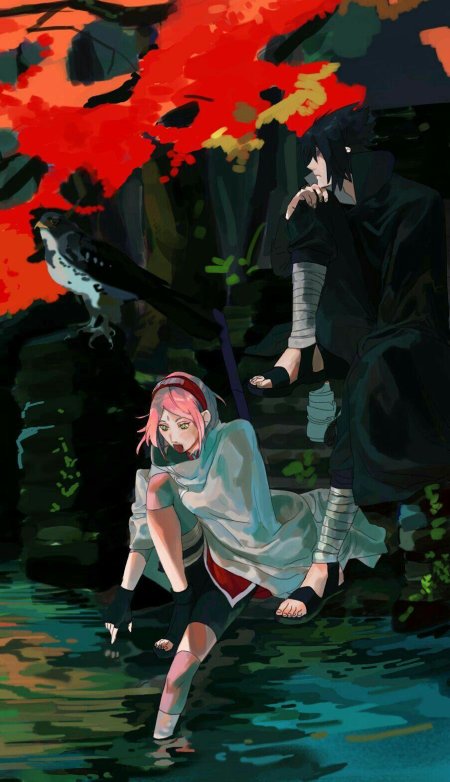 Сакура харуно саске и наруто