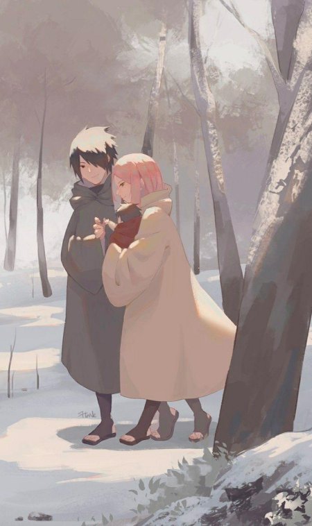 Наруто зимой