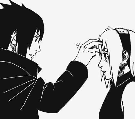 Саске учиха сакура \\манга моменты