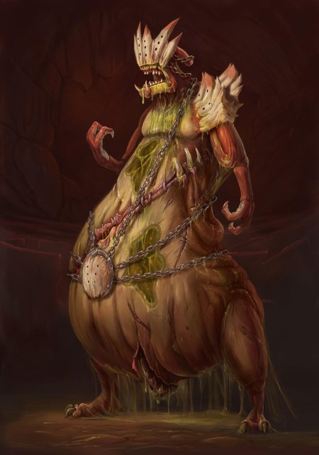 Демон принц нургла арт