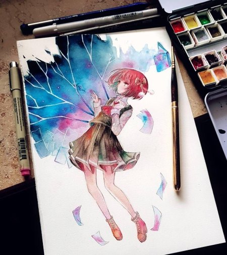 Аниме красками