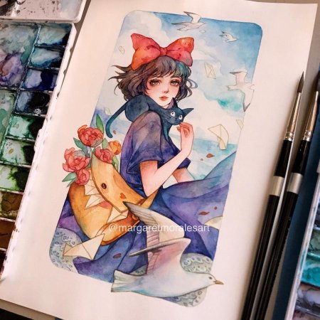 Маргарет моралес акварель