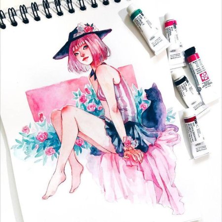 Скетчинг акварелью