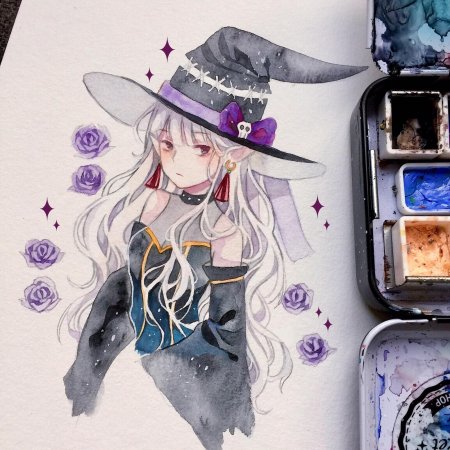 Аниме ведьма