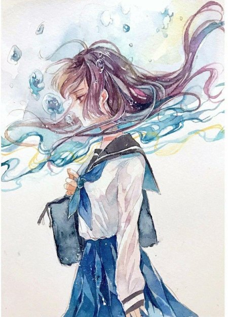 Рисунки девушек из аниме