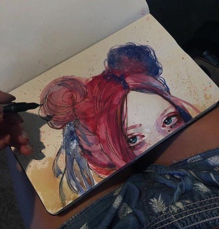 Стили рисования в скетчбуке