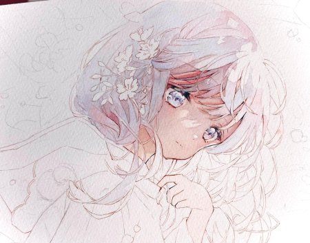 Рисунки девушек аниме