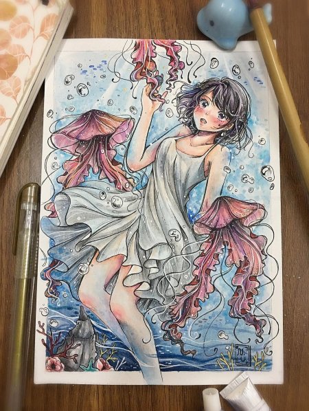 Рисунки акварелью для срисовки