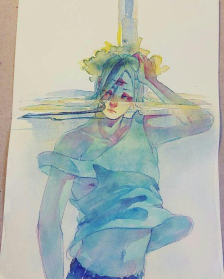 Хуманизация акварель