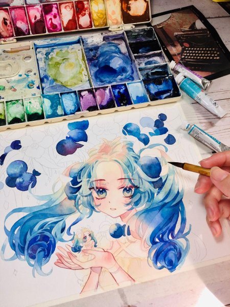 Акварельная иллюстрация