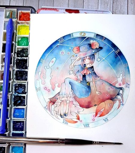 Акварельные рисунки