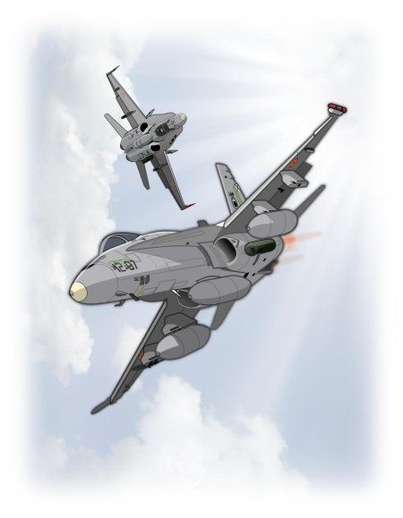 Мультяшные самолеты военные