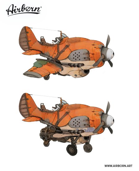 Дизельпанк самолеты