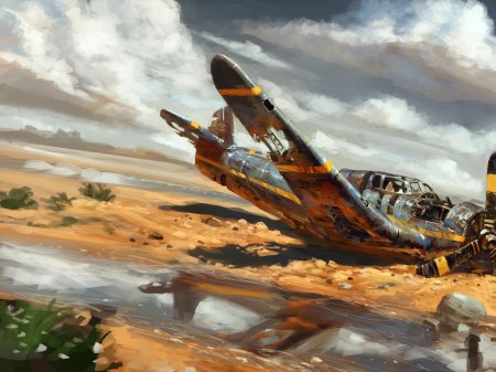 Самолет арт