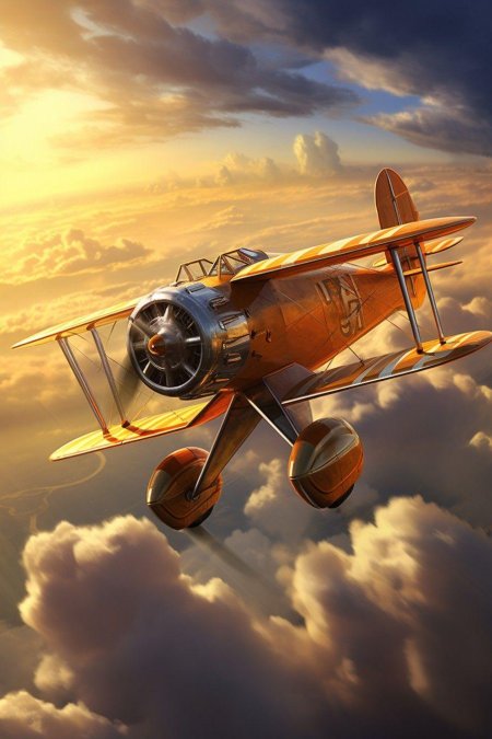 Самолет старый