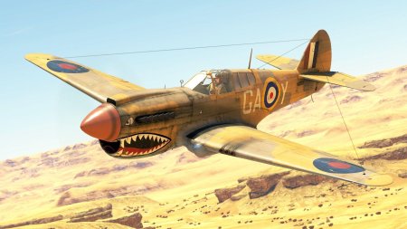 Curtiss p-e kittyhawk самолет