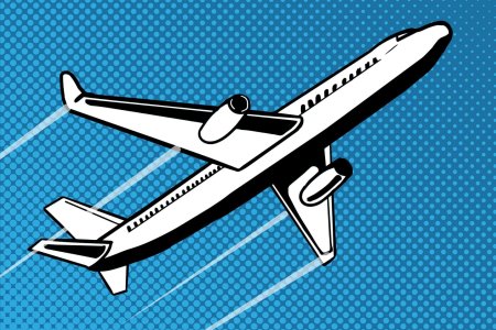 Поп арт самолет