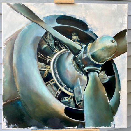 Самолет картина