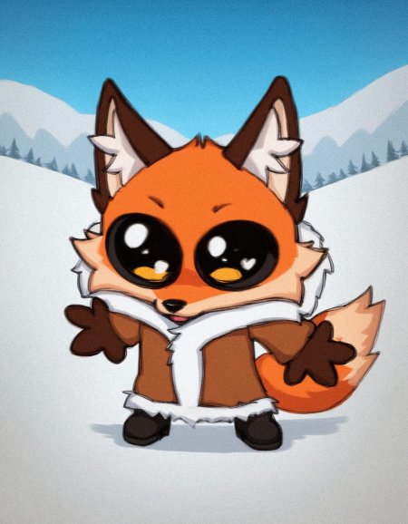 Лисенок мультяшка