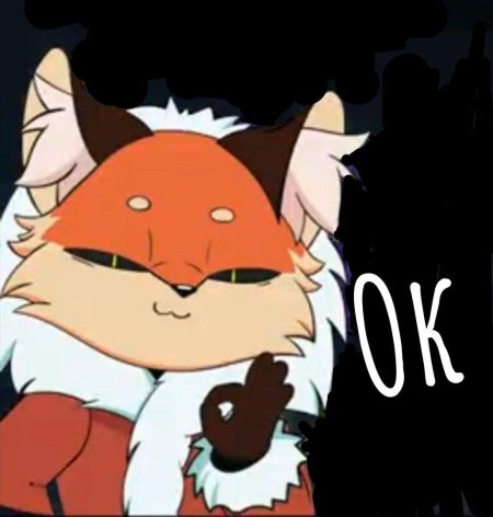 Стикер лисичка