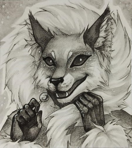 Лиса фурри арт