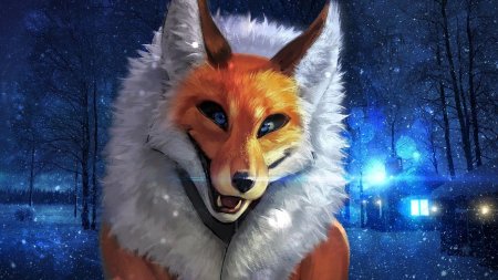 Лиса фурри арт