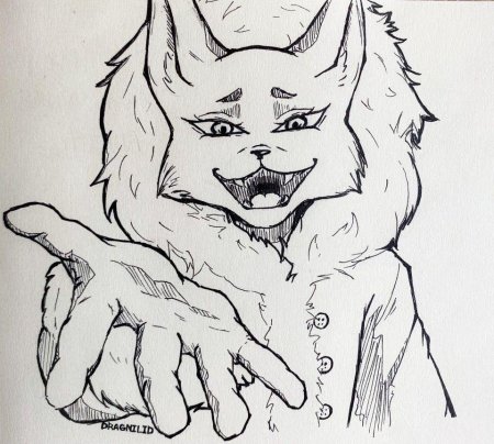 Раскраска оборотень