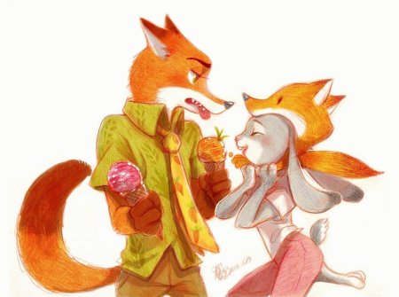 Зверополис лис и зайка любовь