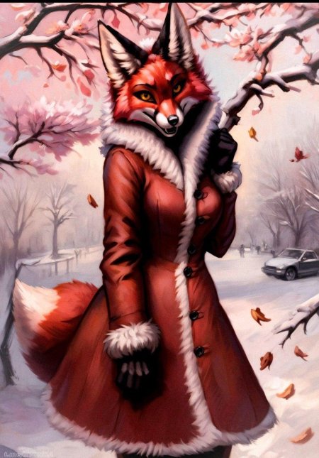 Фурри лисица