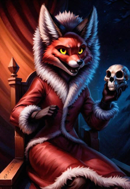 Лиса фурри арт