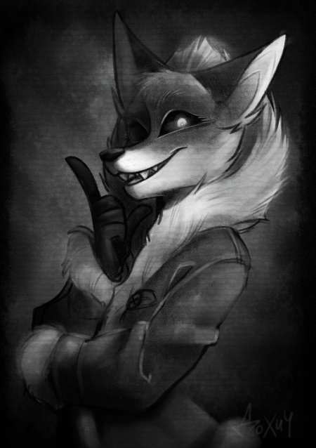 Лиса фурри арт