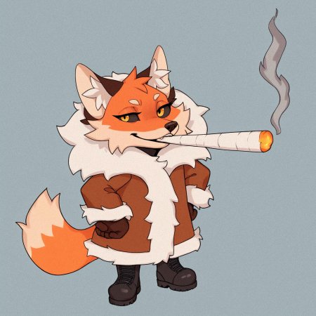 Стикеры с лисой