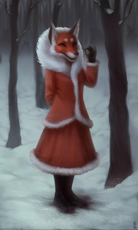 Лиса фурри арт