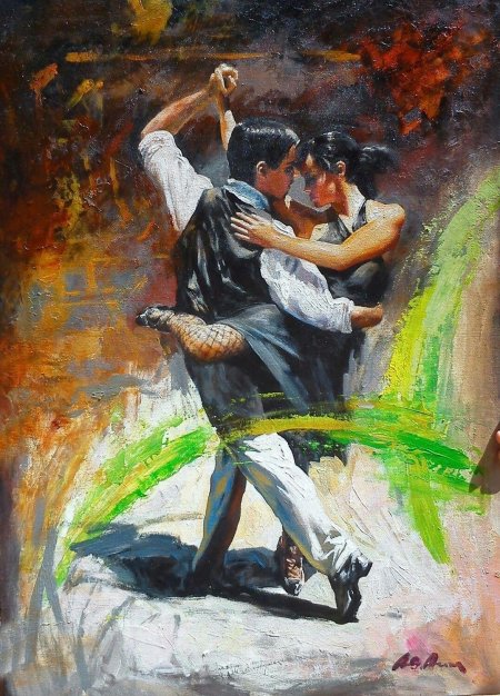 Аргентинское танго художник