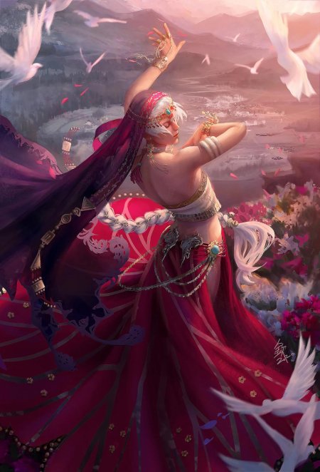 Танцовщица арт