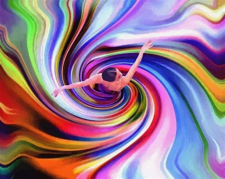 Танец абстракция