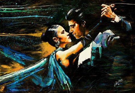 Картина по номерам танец страсти