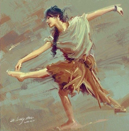 Картины китайской художницы линг шу