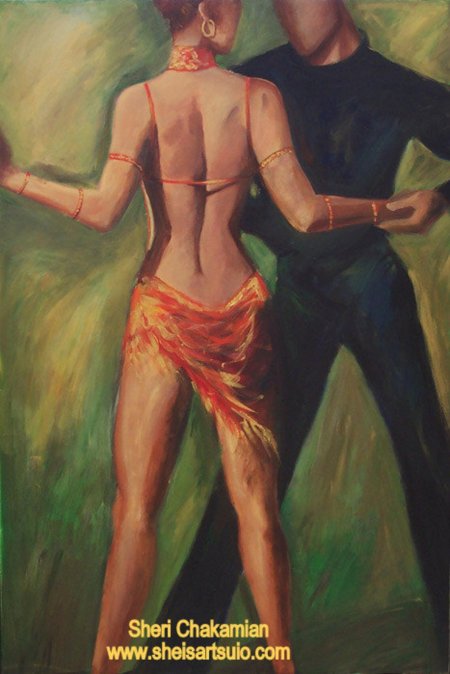 Картина танцовщица