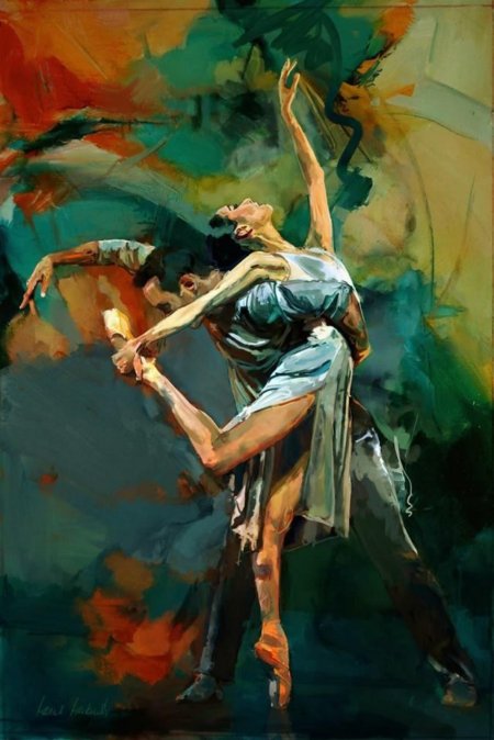 Живопись давид бадзагуа балерина